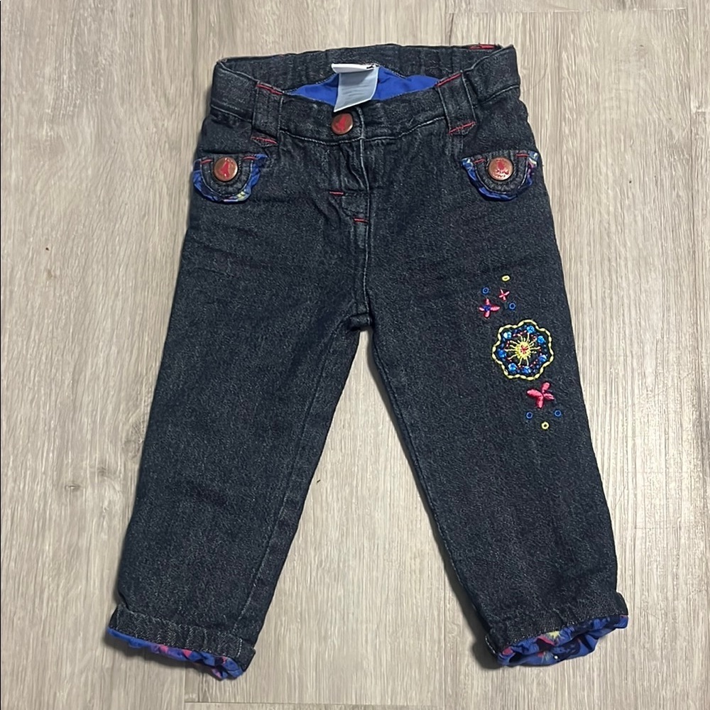 Krickets Embroidered Kids Denim Jeans 18M